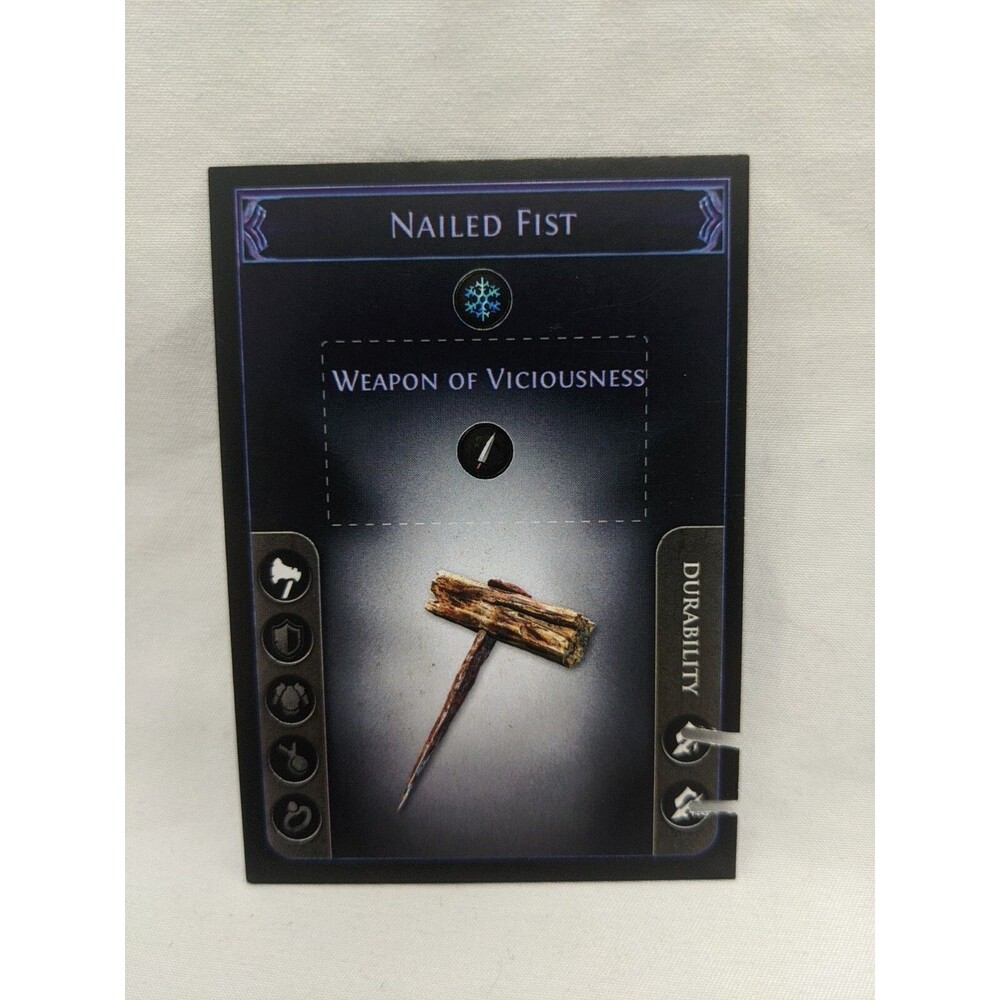 *Punched* Path Of Exile Exilecon Nailed Fist Of Viciousness Magic Trading Card